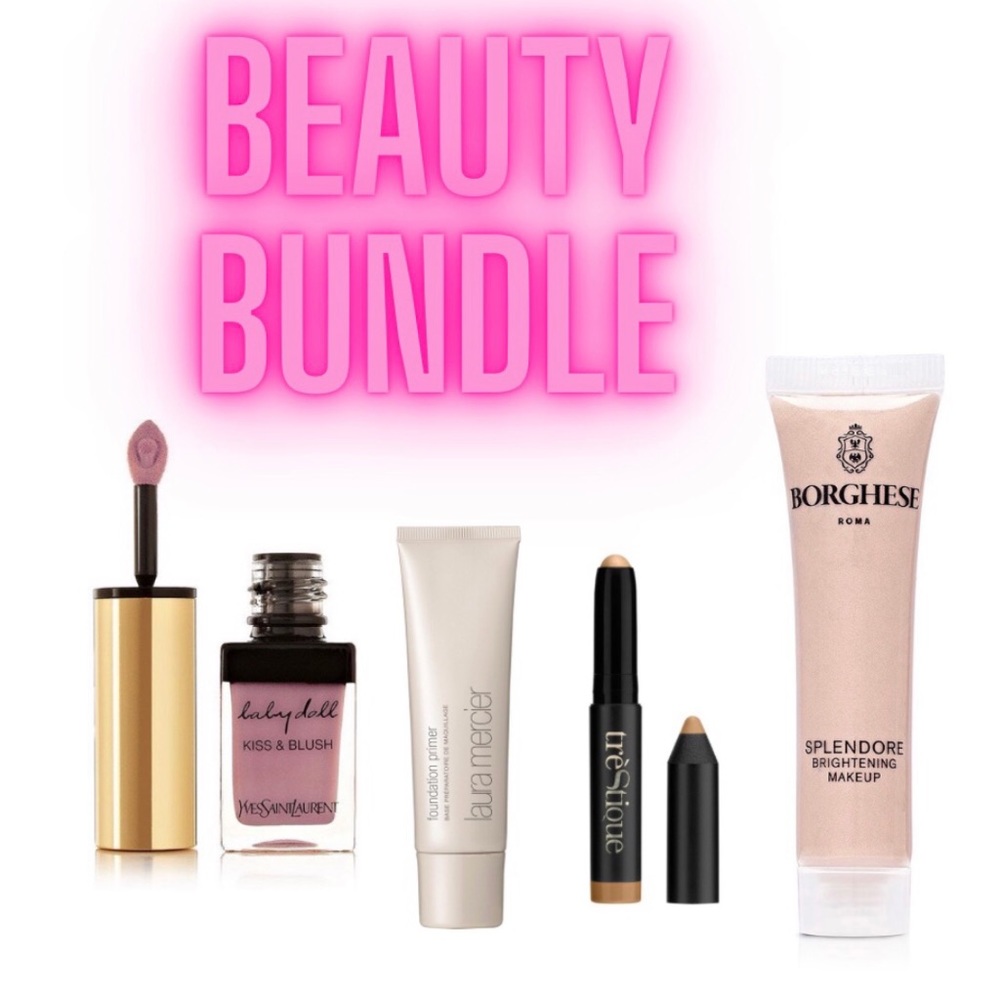 Beauty Bundle (YSL, LM, Borghese, & treStique) NEW